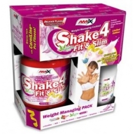 Akce Shake 4 Fit&Slim 1000g. + Carniline 40 000, 480ml. ZDARMA